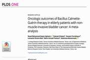 Oncologic outcomes of Bacillus Calmette-Guérin therapy in elderly patients with non-muscle-invasive bladder cancer: A meta-analysis